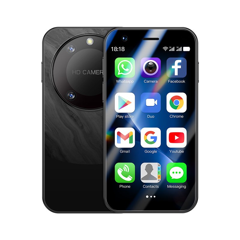 SOYES F8 Pro Max Mini Android 8.1 Smartphone 3.0 Inch 2000mAh Face ID Dual SIM Standby Play Store 3G Little Phone